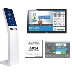 Quiosco Interactivo Multimedia Sistema de Gestión de Colas VS-156WB