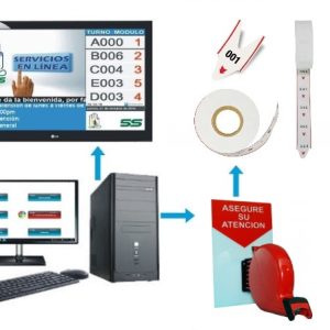 SISTEMA DE ATENCION DE TURNOS CON DISPENSADOR DE TICKET MECANICO